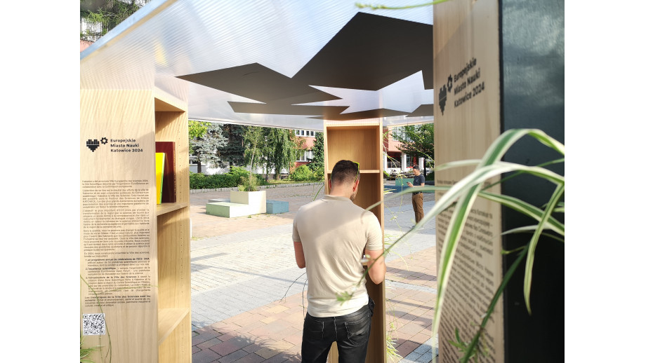 Biblioteki plenerowe promują Europejskie Miasto Nauki Katowice 2024